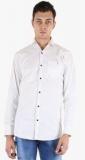 Fifty Two White Solid Regular Fit Casual Shirt men