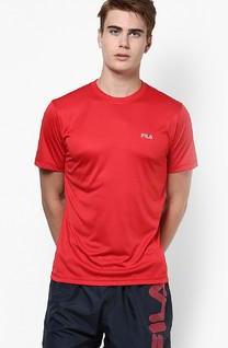 Fila Red Round Neck T Shirt men