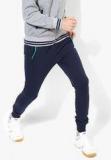 Fila Zelta Navy Blue Solid Track Pant men