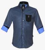 Fingerchips Blue Party Shirt Boys