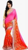 Florence Pink Embroidered Saree women