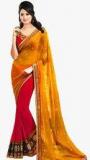 Florence Red Embroidered Saree Women