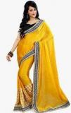 Florence Yellow Embroidered Saree Women