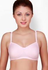 Floret Pink Solid Bra women