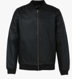 Flying Machine Black Solid Bomber Jacket Boys