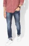 Flying Machine Blue Jackson Skinny Fit Mid Rise Clean Look Stretchable Jeans Men