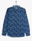 Flying Machine Blue Regular Fit Casual Shirt boys