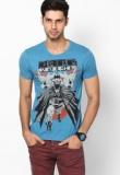 Flying Machine Blue Round Neck T Shirt Men