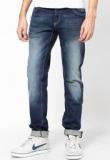 Flying Machine Blue Slim Fit Washed Jeans Men