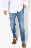 Flying Machine Blue Tapered Fit Mid Rise Clean Look Jeans Men