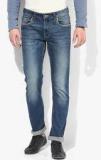 Flying Machine Blue Washed Slim Fit Jeans men