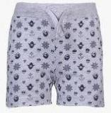 Flying Machine Boys Grey Milange Shorts Boys