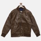 Flying Machine Brown Solid Bomber Boys