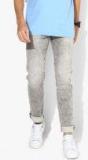 Flying Machine Grey Skinny Fit Mid Rise Clean Look Jeans Men