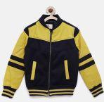 Flying Machine Mustard Colourblocked Bomber Jacket Boys