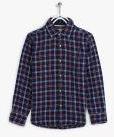 Flying Machine Navy Blue Regular Fit Casual Shirt Boys