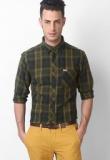 Flying Machine Olive Casual Shirt Men