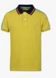 Flying Machine Yellow Polo T Shirt Boys