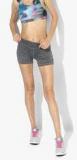 Forever 21 Charcoal Grey Solid Shorts women