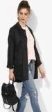 Forever 21 Charcoal Grey Solid Summer Jacket Women