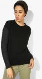 Forever 21 Dark Grey Solid Sweater women