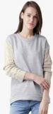 Forever 21 Grey Solid Sweatshirt women