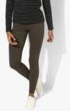 Forever 21 Olive Ankle Length Leggings Women