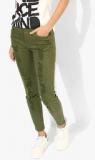 Forever 21 Olive Solid Jeans women