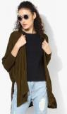 Forever 21 Olive Solid Shrug Women