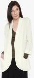 Forever 21 White Solid Summer Jacket Women