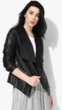 Forever New Black Solid Winter Jacket Women