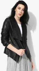 Forever New Black Solid Winter Jacket women