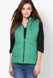 Fort Collins Green Sleeve Less Jacket Women