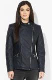 Fort Collins Navy Blue Solid Winter Jacket women