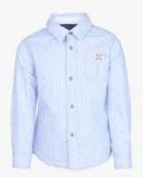 Fox Blue Casual Shirt Boys