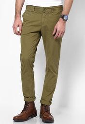 Freecultr Olive Casual Trouser Men