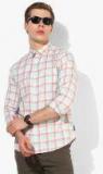 French Connection Green Regular Fit Checked Casual Shirt Men