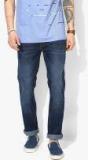 French Connection Navy Blue Slim Fit Mid Rise Clean Look Jeans Men