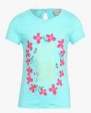 Fs Mini Klub Aqua Blue Casual Top Girls