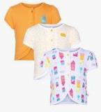 Fs Mini Klub Pack Of 3 Multicoloured Casual Tops Girls