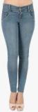 Fungus Blue Low Rise Slim Jeans Women