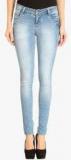 Fungus Blue Mid Rise Slim Jeans women