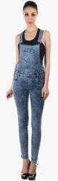 Fungus Blue Washed Dungaree Women