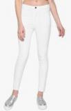 Fungus White High Rise Skinny Fit Jeans Women