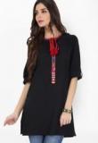 Fusion Beats Black Printed Tunic women