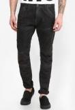 G-star Raw Black Solid Slim Fit Jeans Men