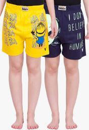 Gabi Life Pack Of 2 Multicoloured Printed Shorts women