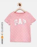 Gap Baby Girls Pink Printed T Shirt Girls