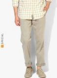 Gap Beige Striped Regular Fit Chinos Men