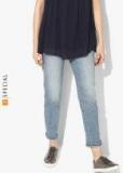 Gap Blue Relaxed Fit Mid Rise Clean Look Jeans Women